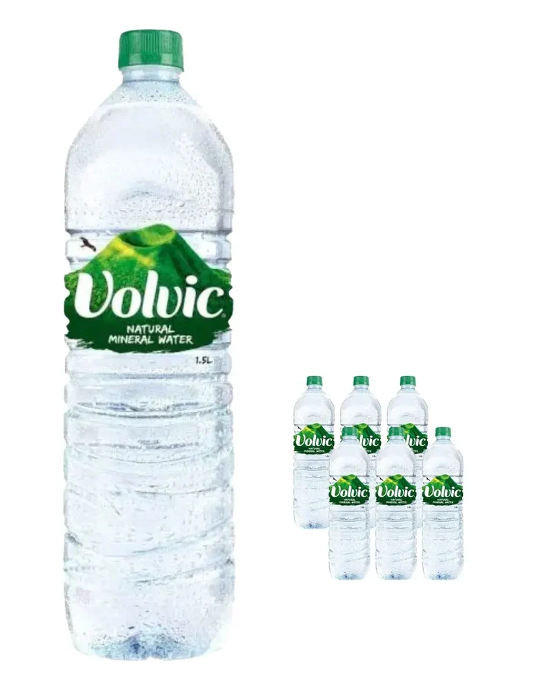 Volvic Still Mineral Water Multipack, 6 x 1.5 L