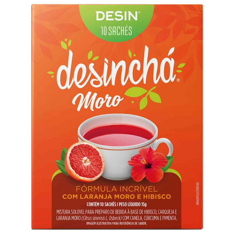 Desinchá Moro Orange and Hibiscus 10 Sachets