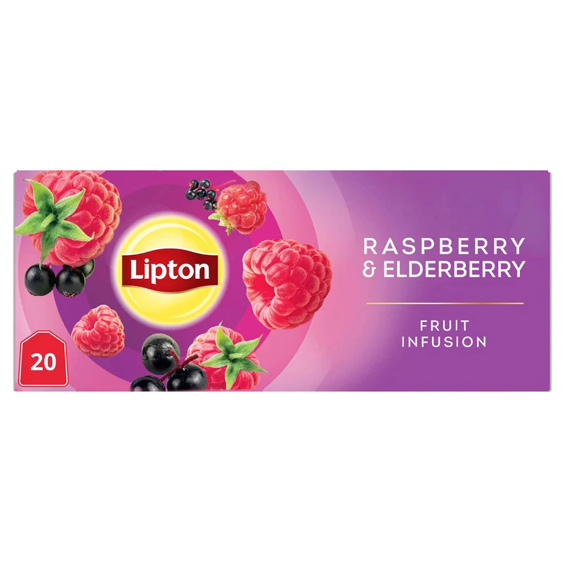 Lipton Raspberry and Elderberry Infusion 20 Bags