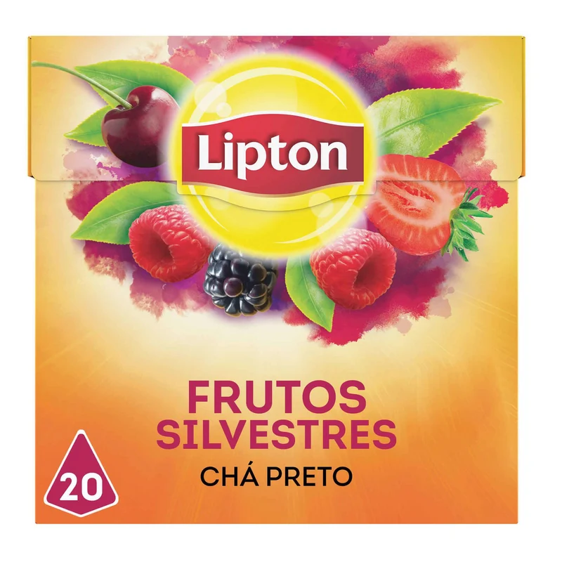 Lipton Black Tea and Wild Berries 20 Pyramid Bags