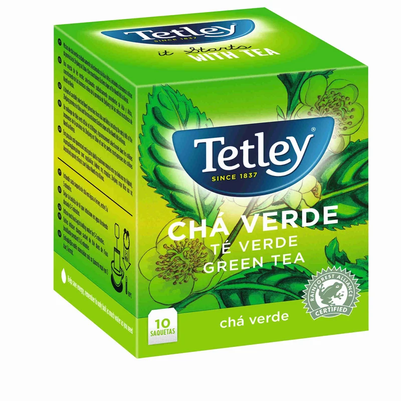 Tetley Green Tea 10 Tea Bags