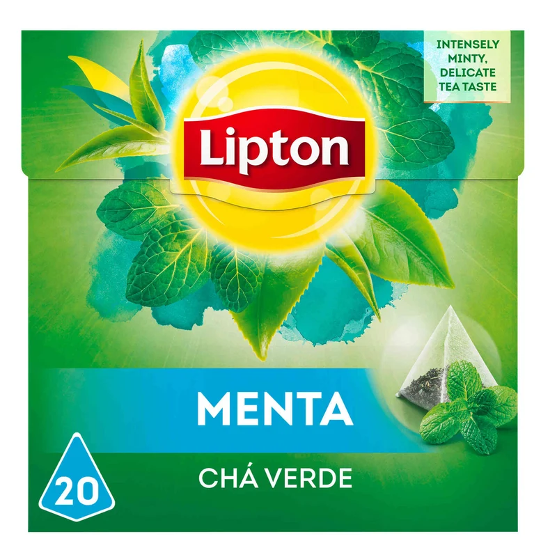 Lipton Green Tea and Mint 20 Pyramid Tea Bags