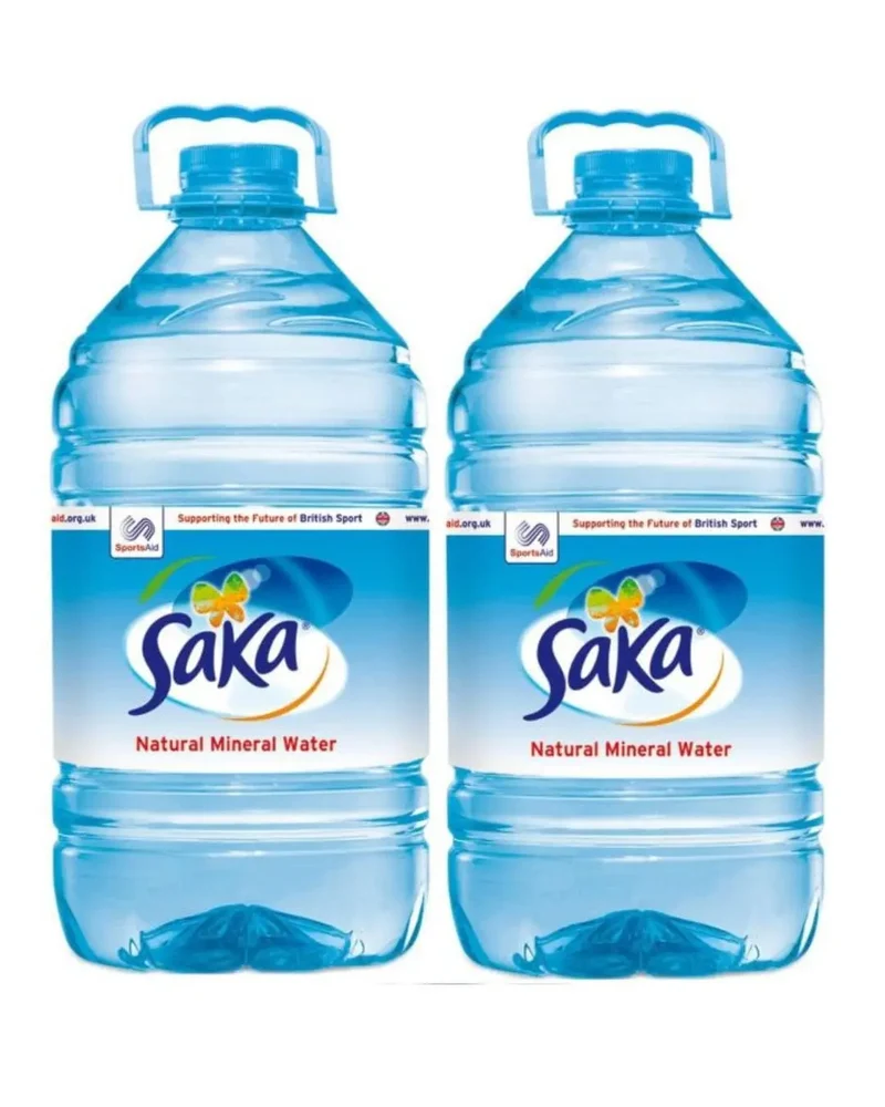 Saka Natural Mineral Water, 2 x 5 L