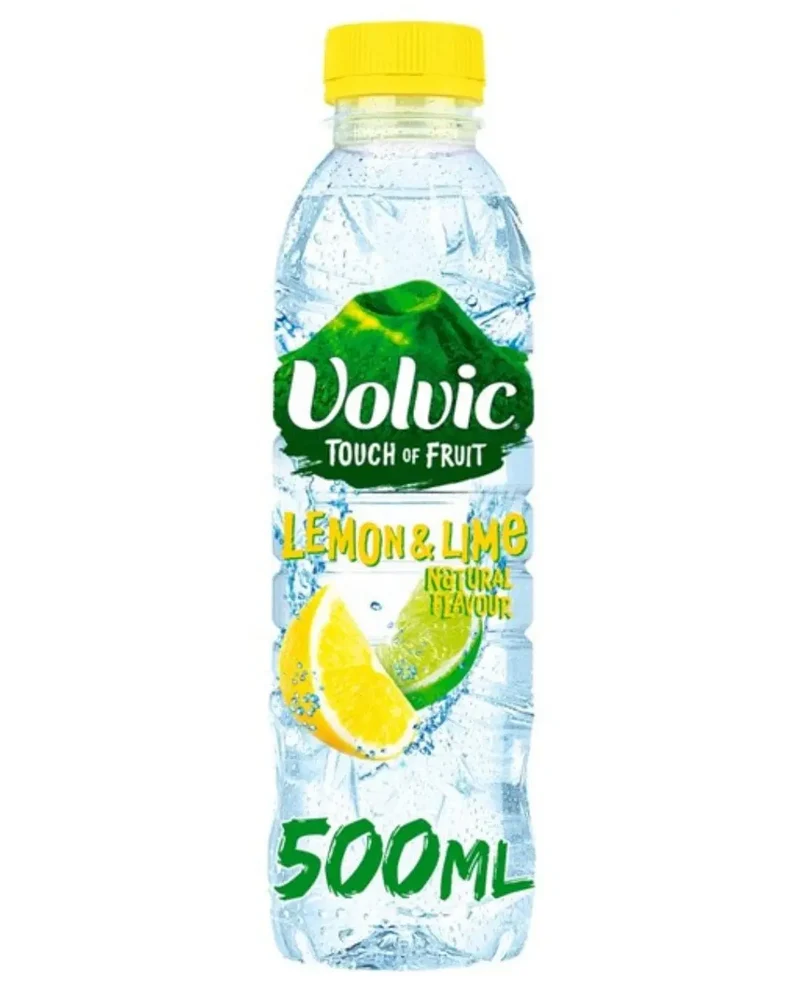 Volvic Touch of Fruit Lemon & Lime Multipack, 12 x 500 ml