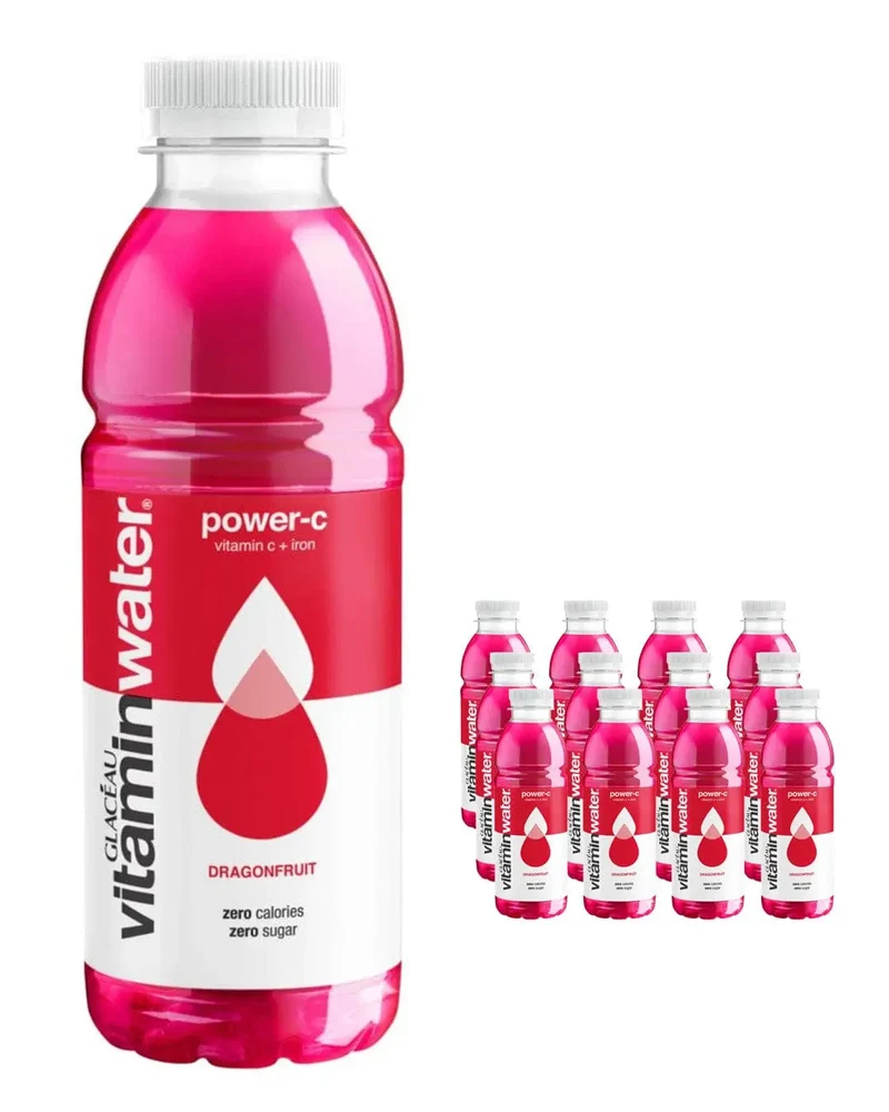 Glacéau Vitaminwater Power C Multipack, 12 x 500 ml