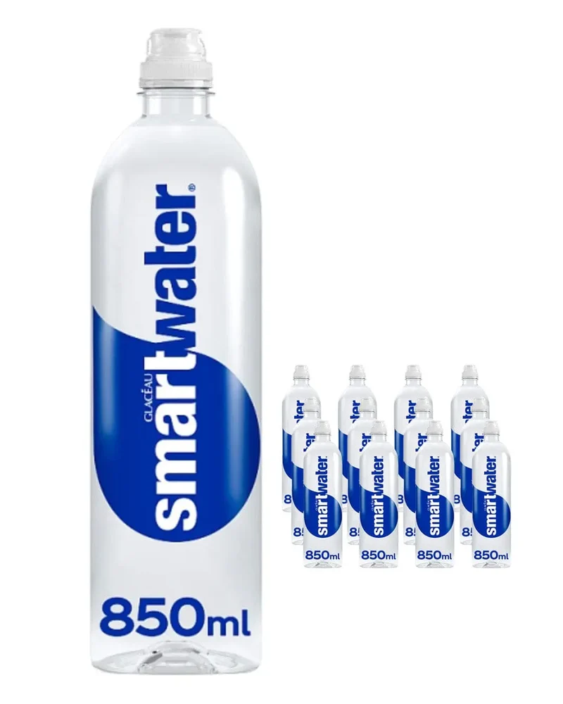 Glaceau Still Smartwater Sports Cap Multipack, 12 x 850 ml