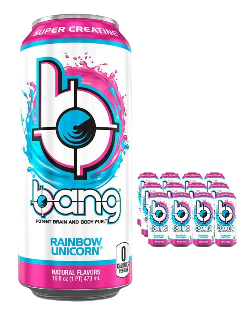 Bang Rainbow Unicorn Energy Drink Multipack, 12 x 500 ml