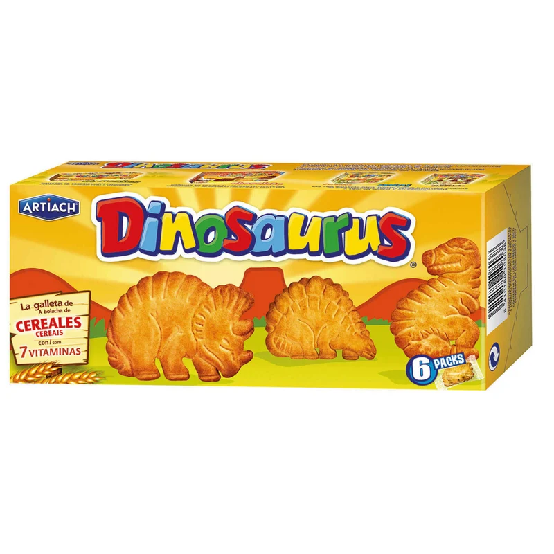 Artiach Dinosaurus Cereal Biscuits 185g