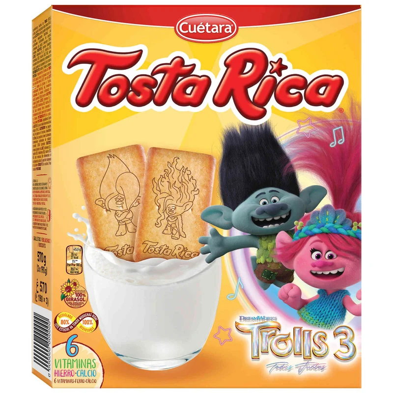 Cuétara Tosta Rica 570g