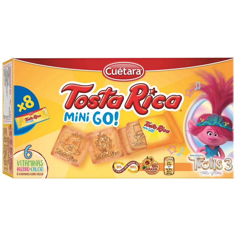 Cuétara Tosta Rica Mini Go 240g