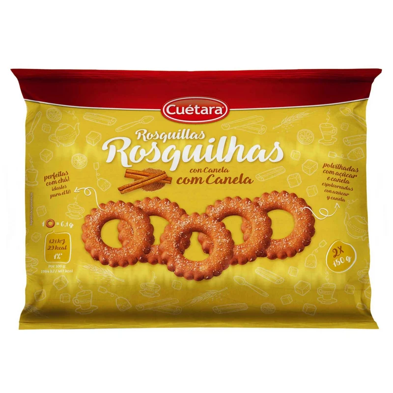 Cuétara Cinnamon Rings 300g