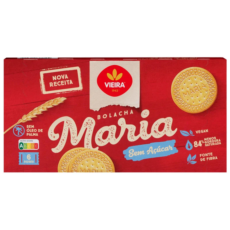 Vieira de Castro Maria Biscuits No Added Sugar 150g