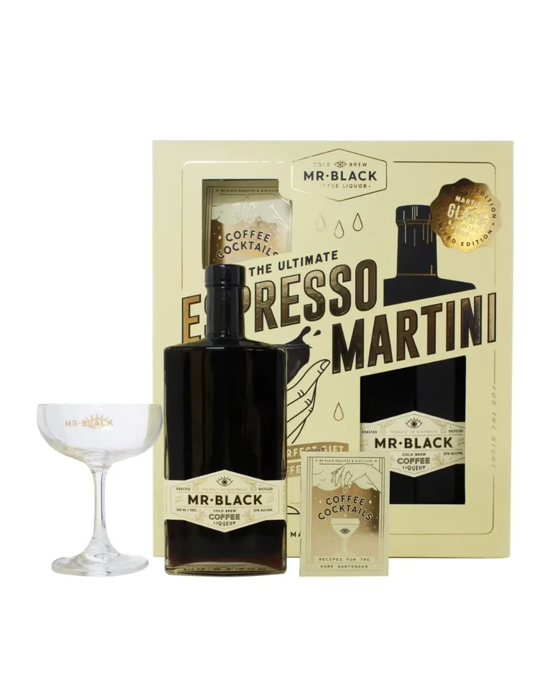 Mr Black Liqueur Espresso Martini Gift Box, 50 cl