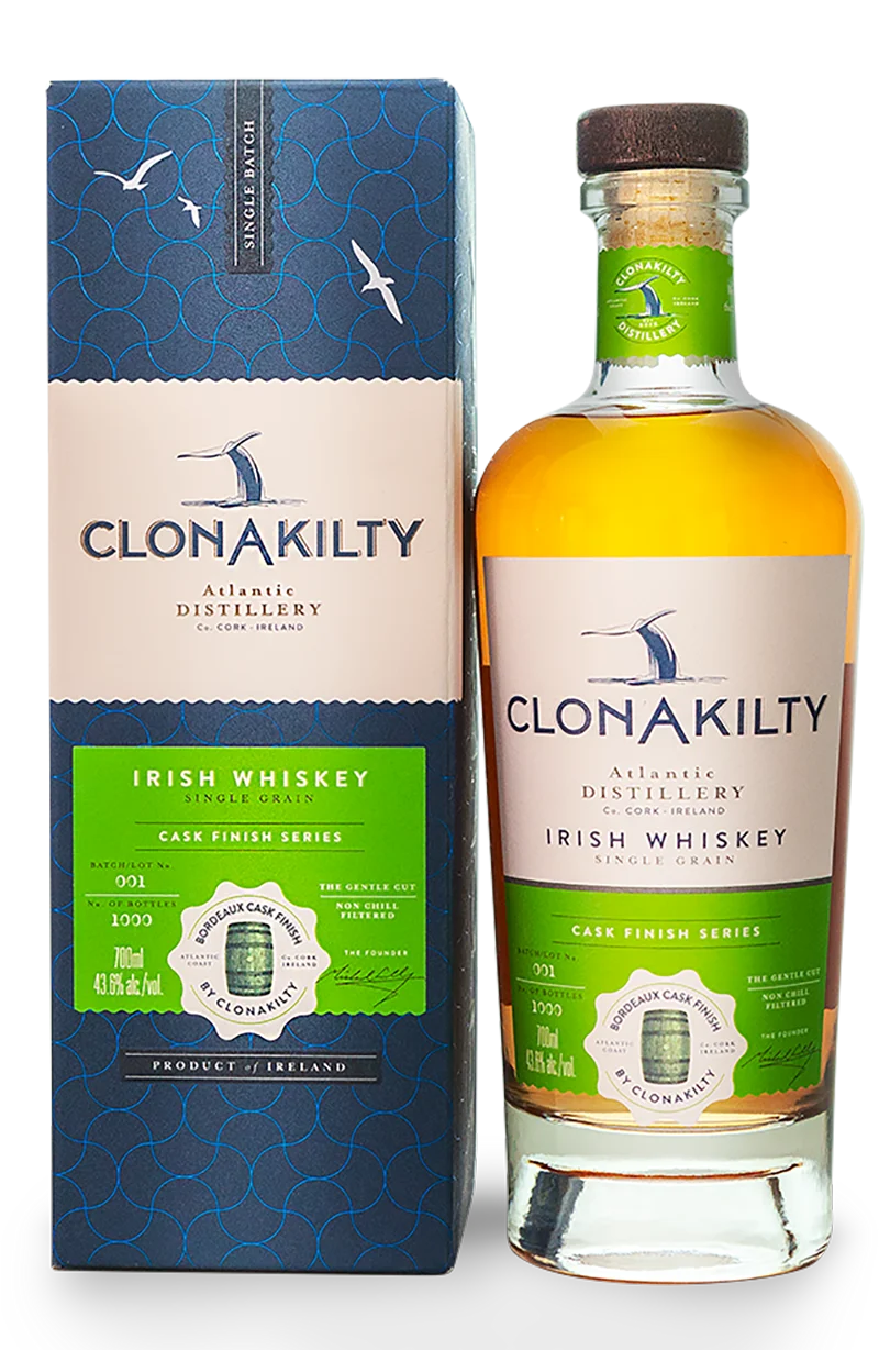 Clonakilty Single Grain Bordeaux Finish 70cl