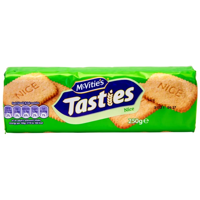 McVitie's Tasties Nice Biscuits 250g