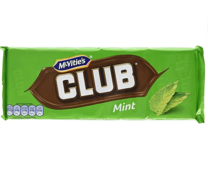 McVitie's Club Mint 6 x 22g