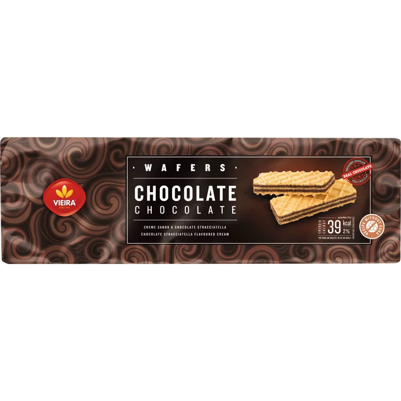 Vieira Chocolate Stracciatella Wafers 150g