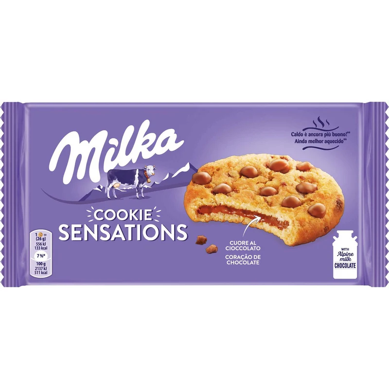 Milka Sensations Cookies Choco 156g