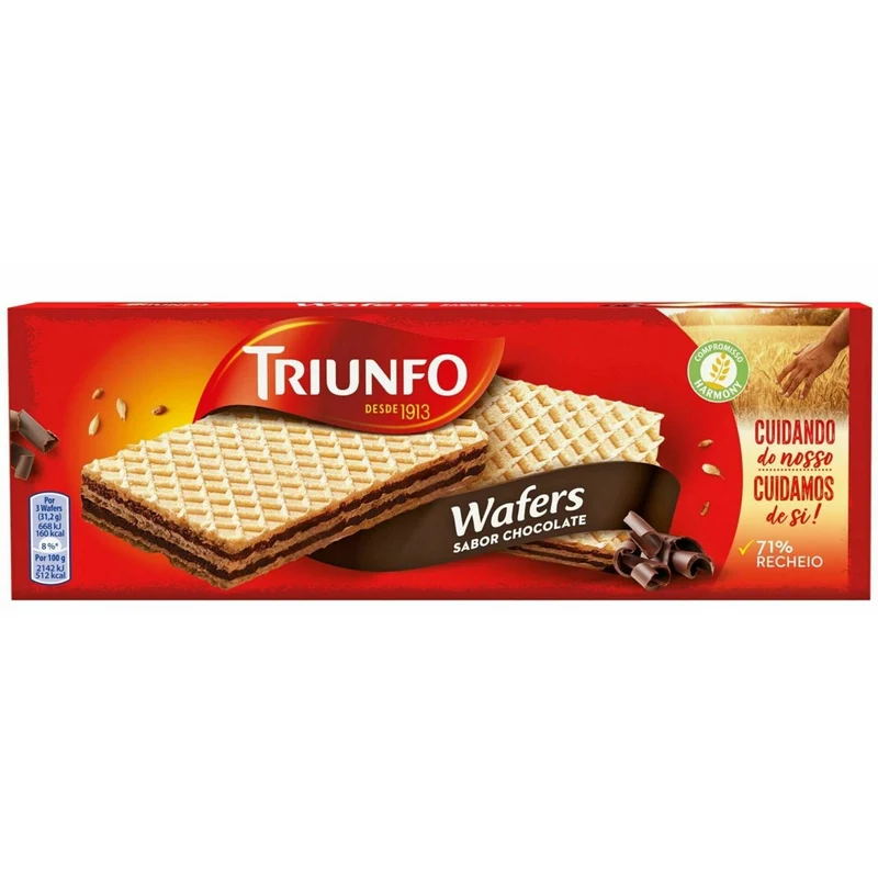 Triunfo Wafers with Chocolate Filling 146g