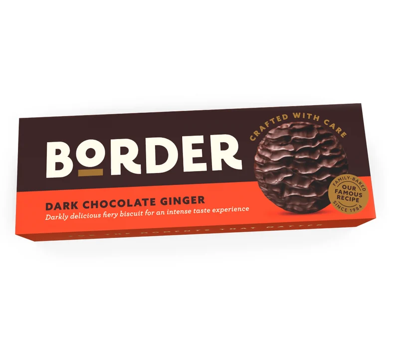 Border Dark Chocolate Ginger Biscuits 150g