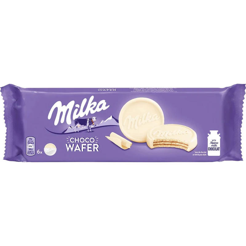 Milka Choco Wafer White 180g