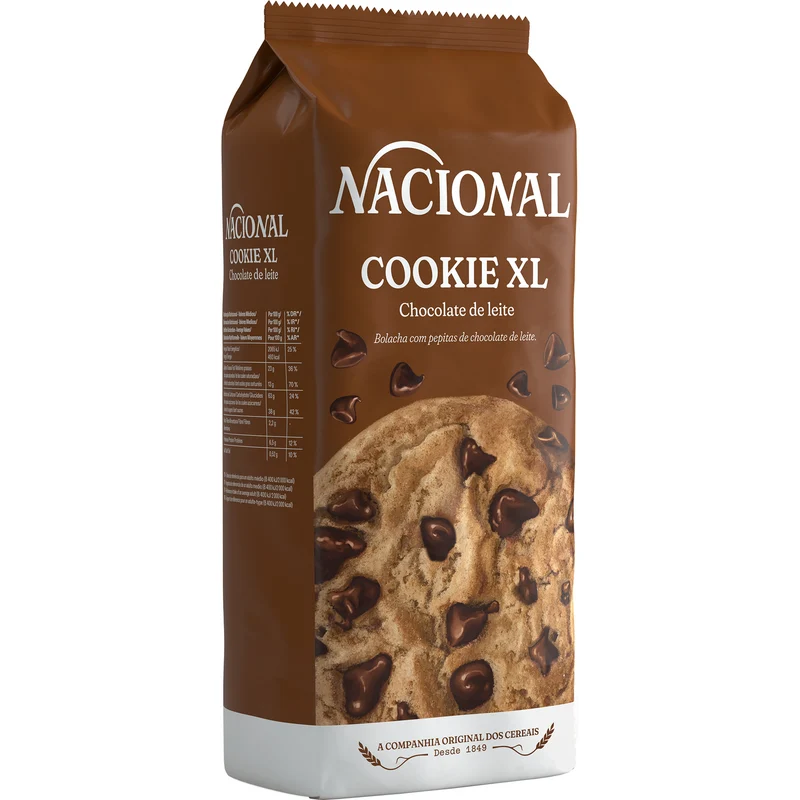 Nacional Cookie XL Milk Chocolate 180g