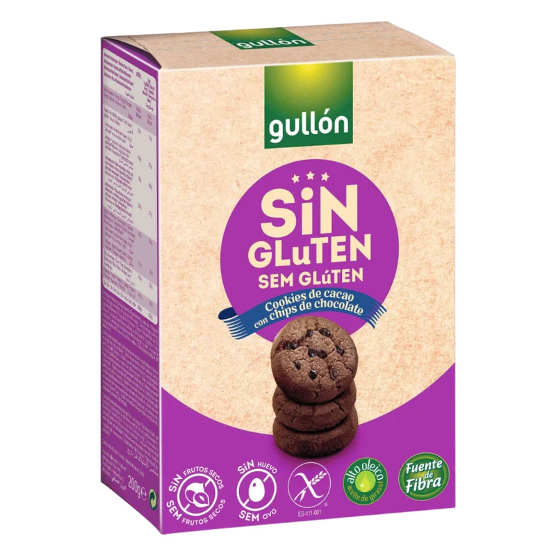 Gullón Gluten Free Chocolate Mini Chip Cookies 200g