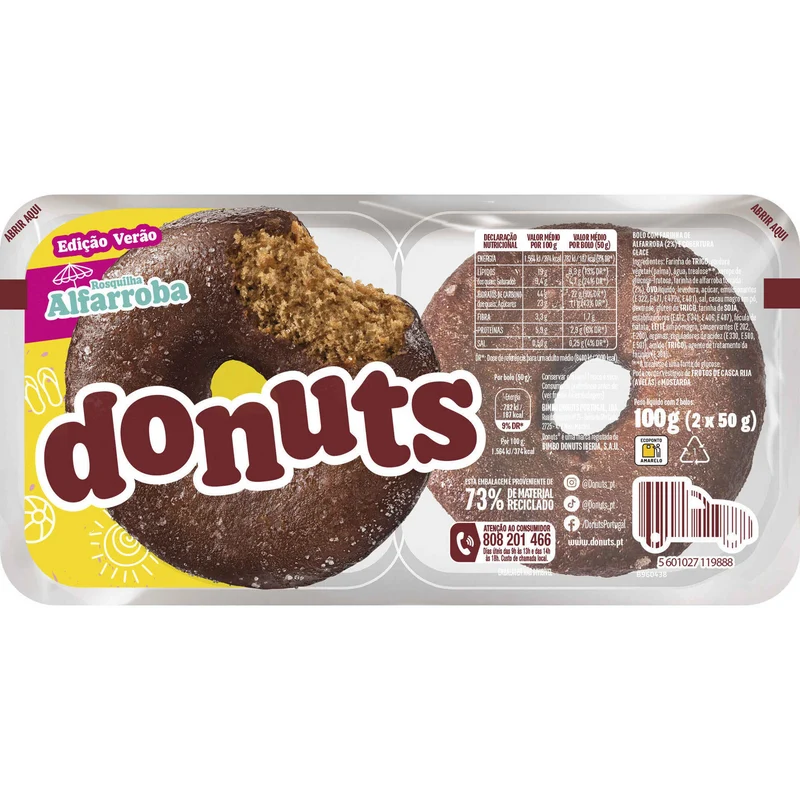 Iced Chocolate Cake Donuts 100g