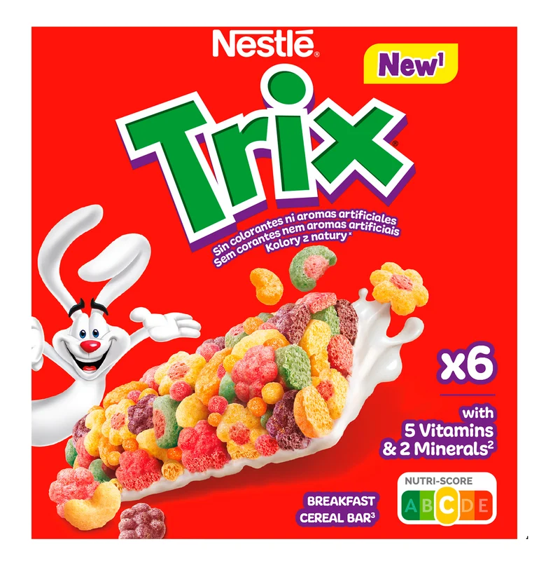 Nestlé Trix Cereal Bars 6 x 17g