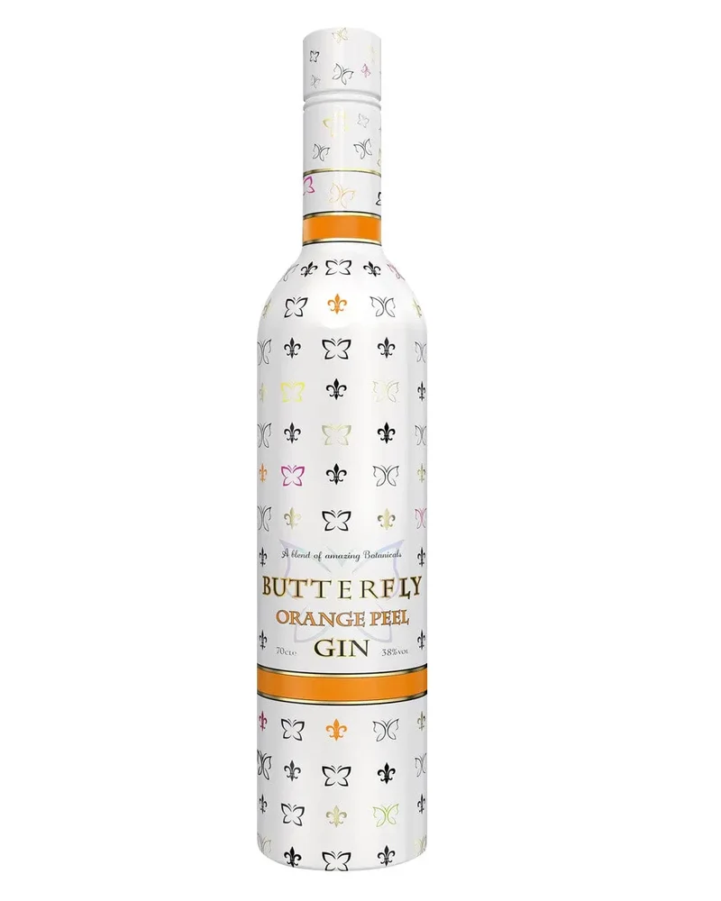 Butterfly Orange Peel Gin, 70 cl
