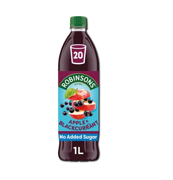 Robinsons Apple and Blackcurrant Squash 1L