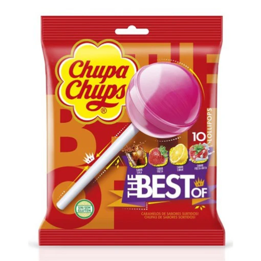 Chupa Chups Assorted Lollipops 10 x 12g