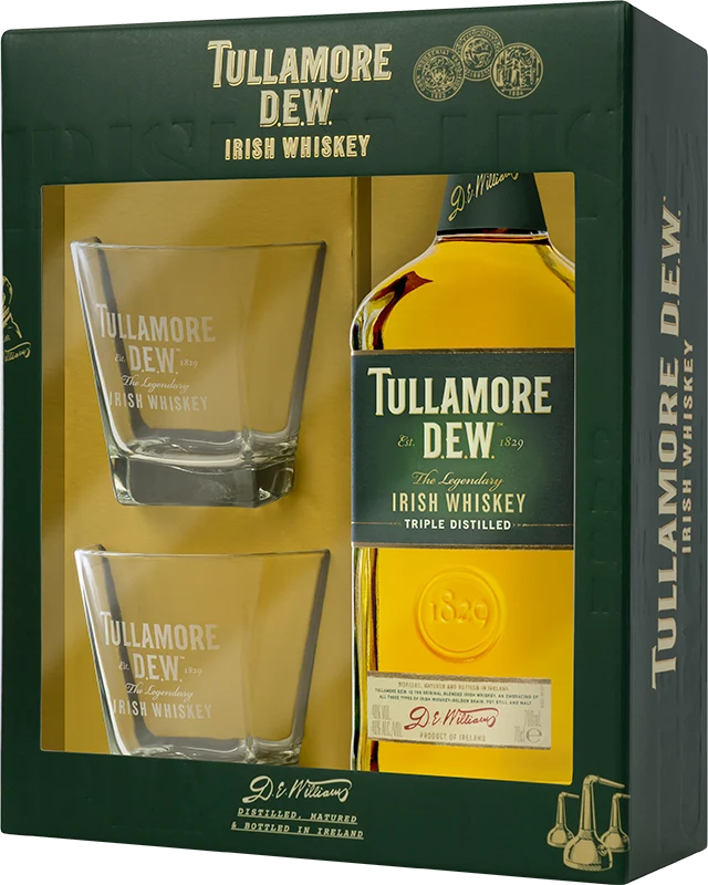 Tullamore Dew 70cl Glass Pack