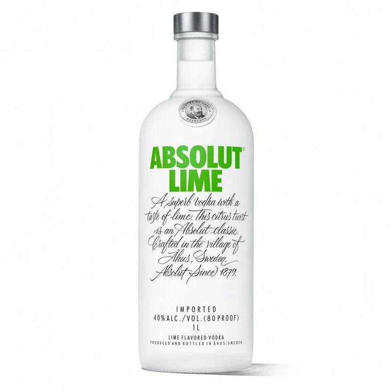 Absolut Lime Flavoured Vodka 700ml 40% ABV