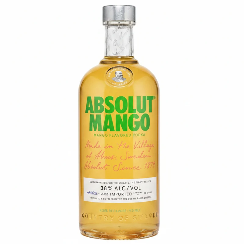 Absolut Mango Flavoured Vodka 700ml 38% ABV