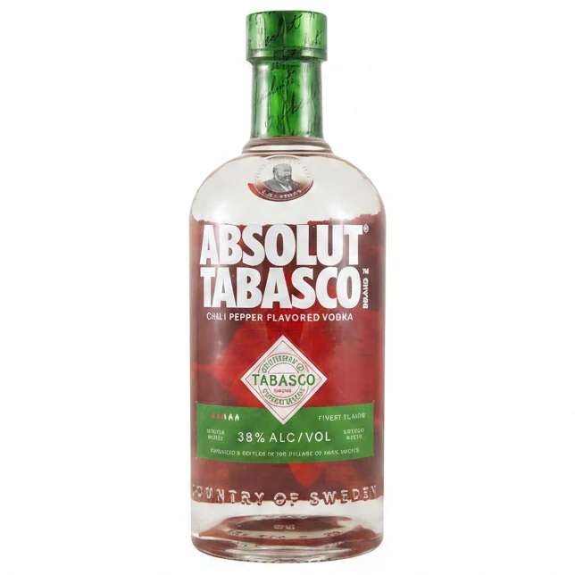 Absolut Tabasco Flavoured Vodka 700ml 38% ABV