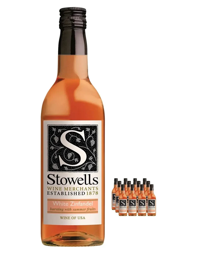 Stowells White Zinfandel Rose Wine Multipack, 12 x 187 ml