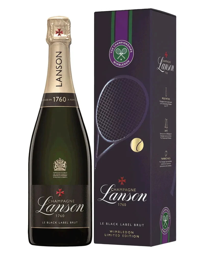 Lanson Black Label Wimbledon Pack 2022 , 75 cl