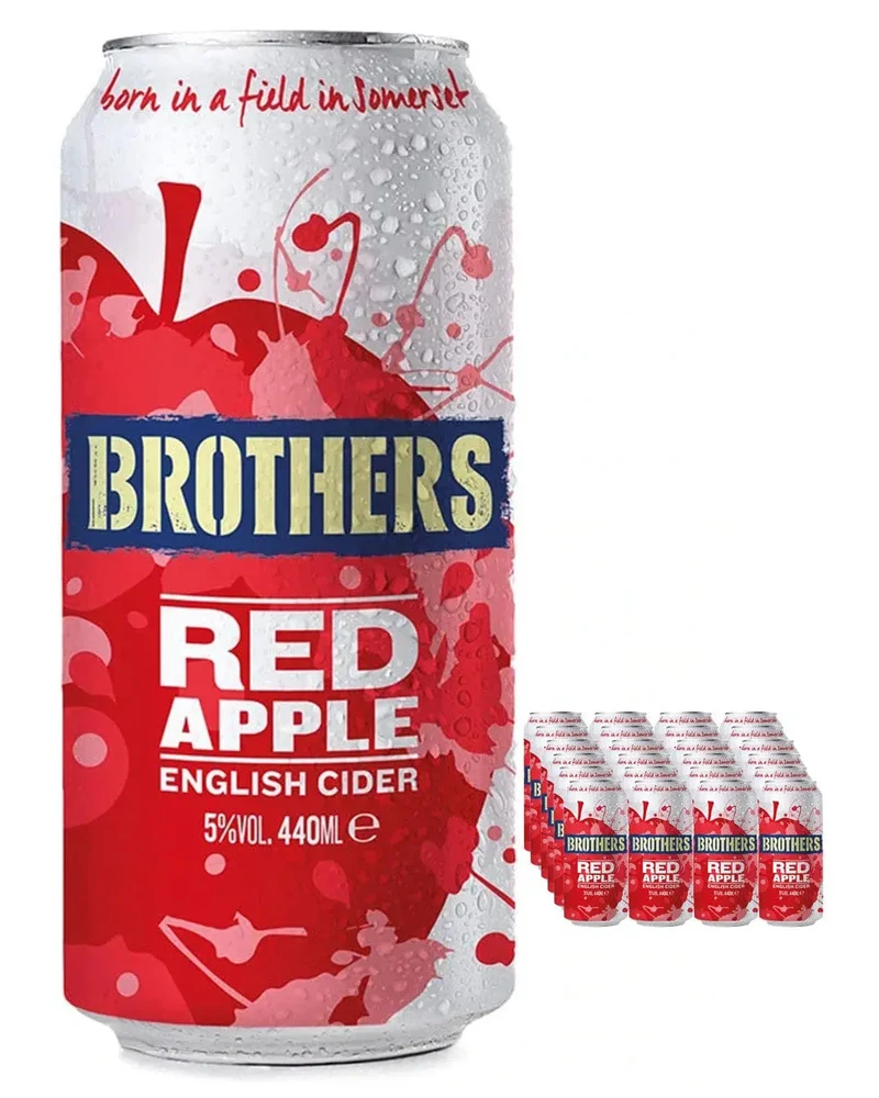 Brothers Red Apple Cider Multipack, 24 x 440 ml