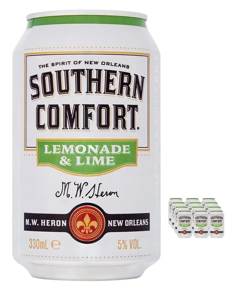 Southern Comfort Lemonade & Lime Can Multipack, 12 x 330 ml