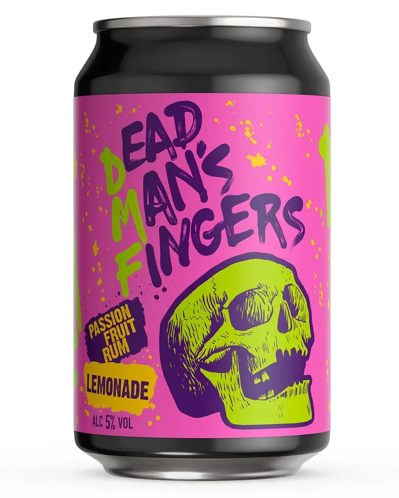 Dead Man’s Fingers Passion Fruit Rum with Lemonade, 330 ml