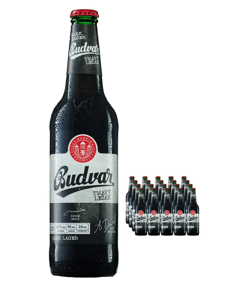 Budweiser Budvar Dark Beer Multipack, 20 x 500 ml BBE 06/07/2026