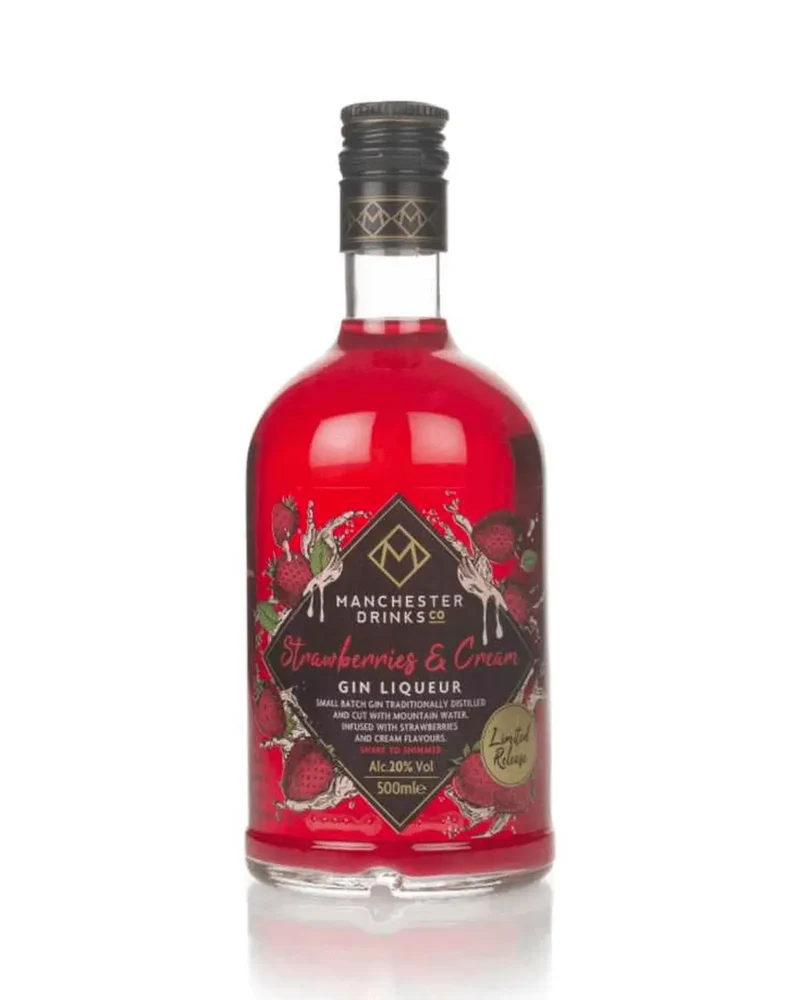 Manchester Drinks Co. Strawberries & Cream Gin Liqueur, 50 cl