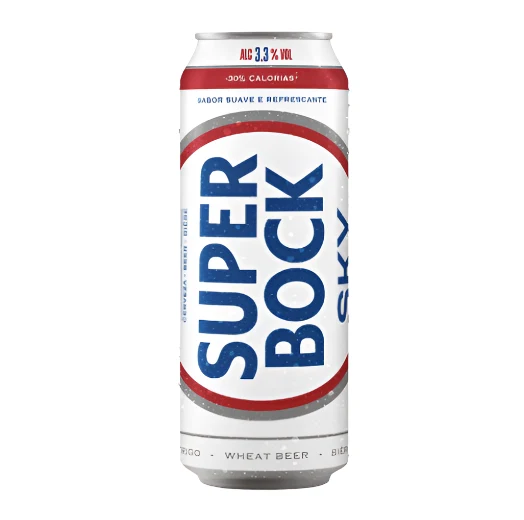 Super Bock Sky Wheat Beer 330ml Can 3.3% ABV
