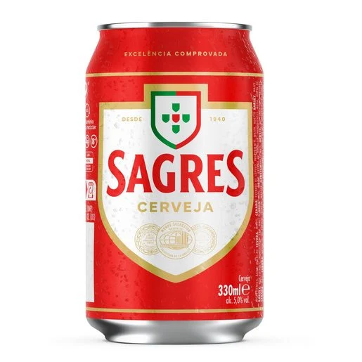 Sagres Lager 330ml Can 5% ABV