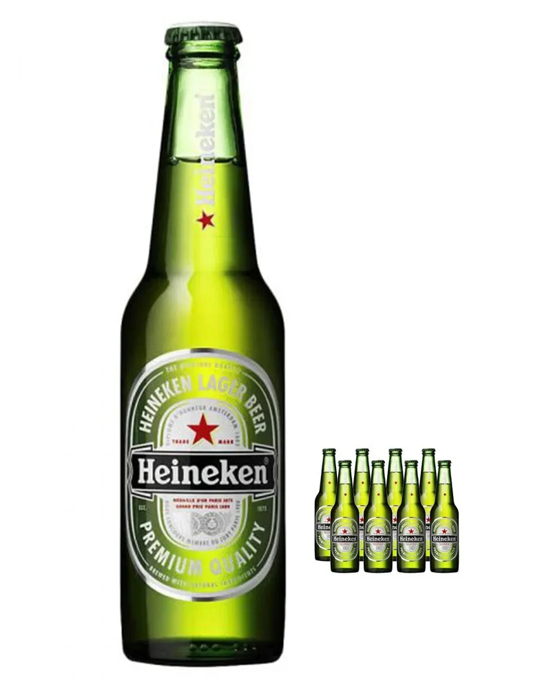 Heineken Premium Lager Beer Multipack, 12 x 330 ml