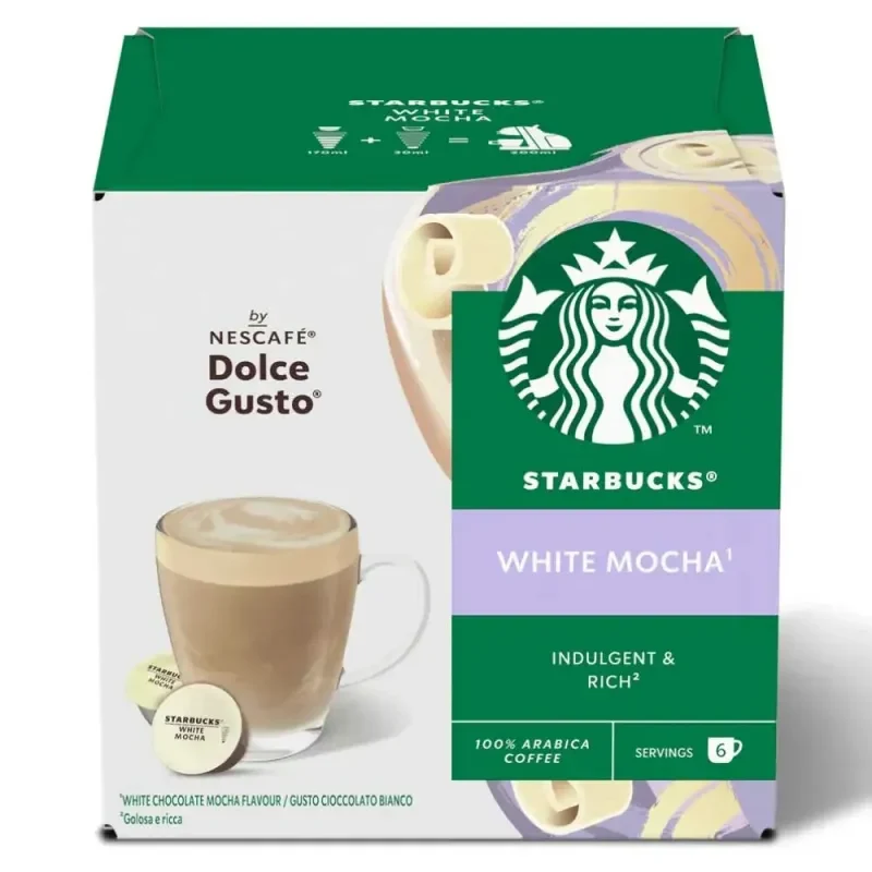 Starbucks White Mocha by Nescafé Dolce Gusto 12 Capsules