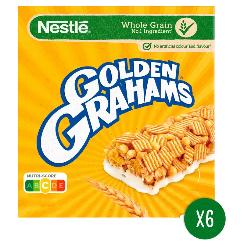 Nestlé Golden Grahams Cereal Bars 6 x 25g