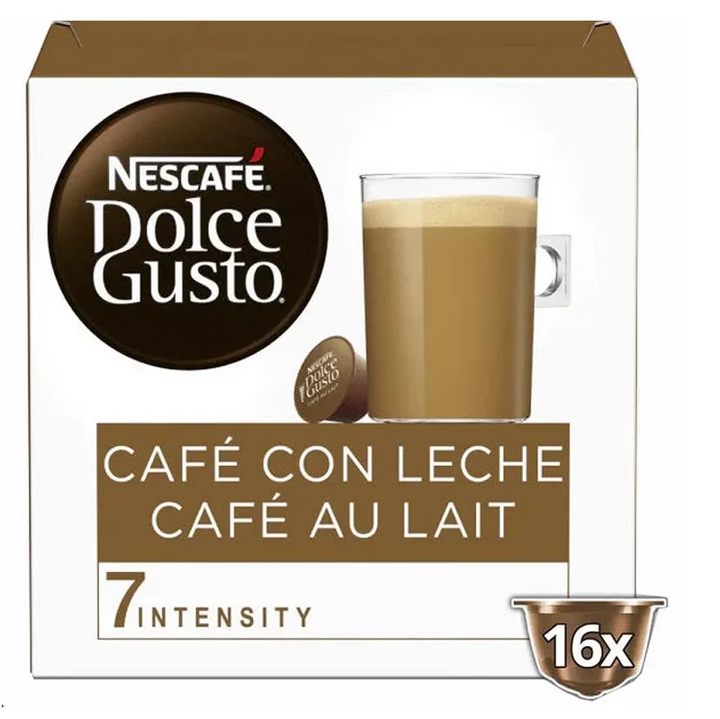 Nescafé Dolce Gusto Café con Leche Coffee Capsules 16 Pack