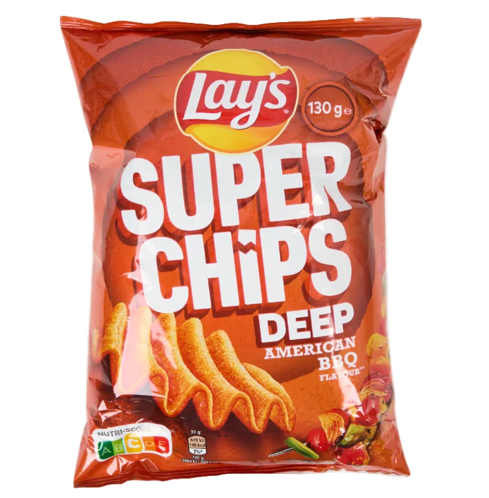 Lay's Super Chips Deep American BBQ 130g